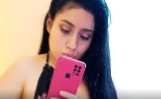 BimBim Latina Cam Girl with Smartphone