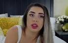 Young Stripchat Blonde Cam Model on Bed