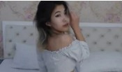 SlutRoulette Asian Camgirl on Bed
